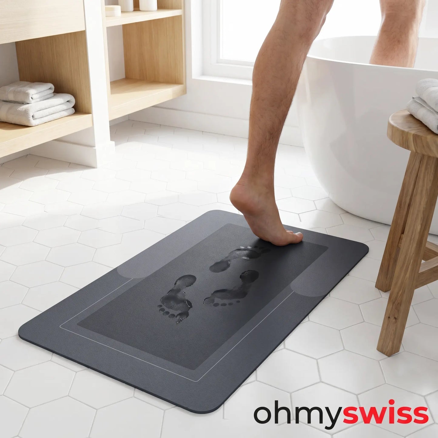 Ultra-absorbierende Badematte OhMySwiss™