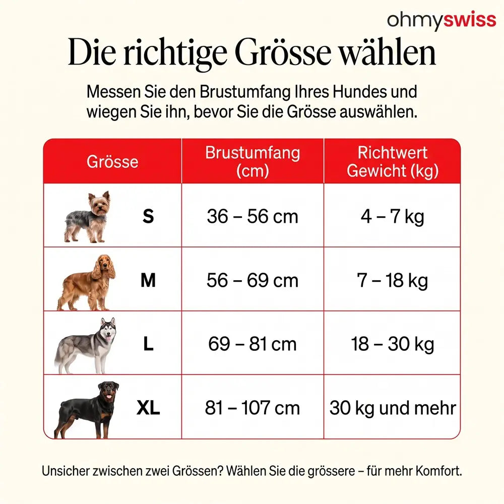 Ohmyswiss Anti-Zug-Hundegeschirr