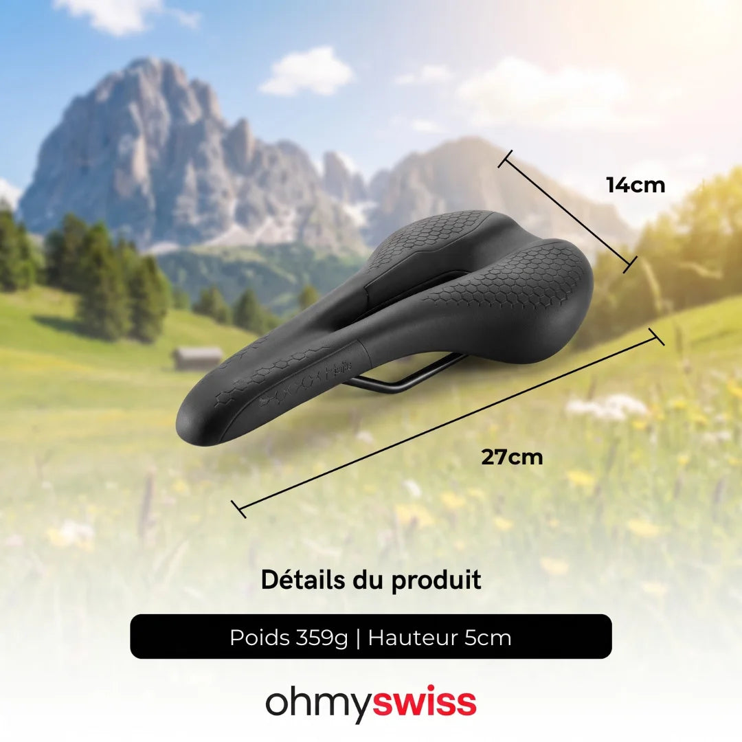 Selle de vélo 2.0 Ohmyswiss