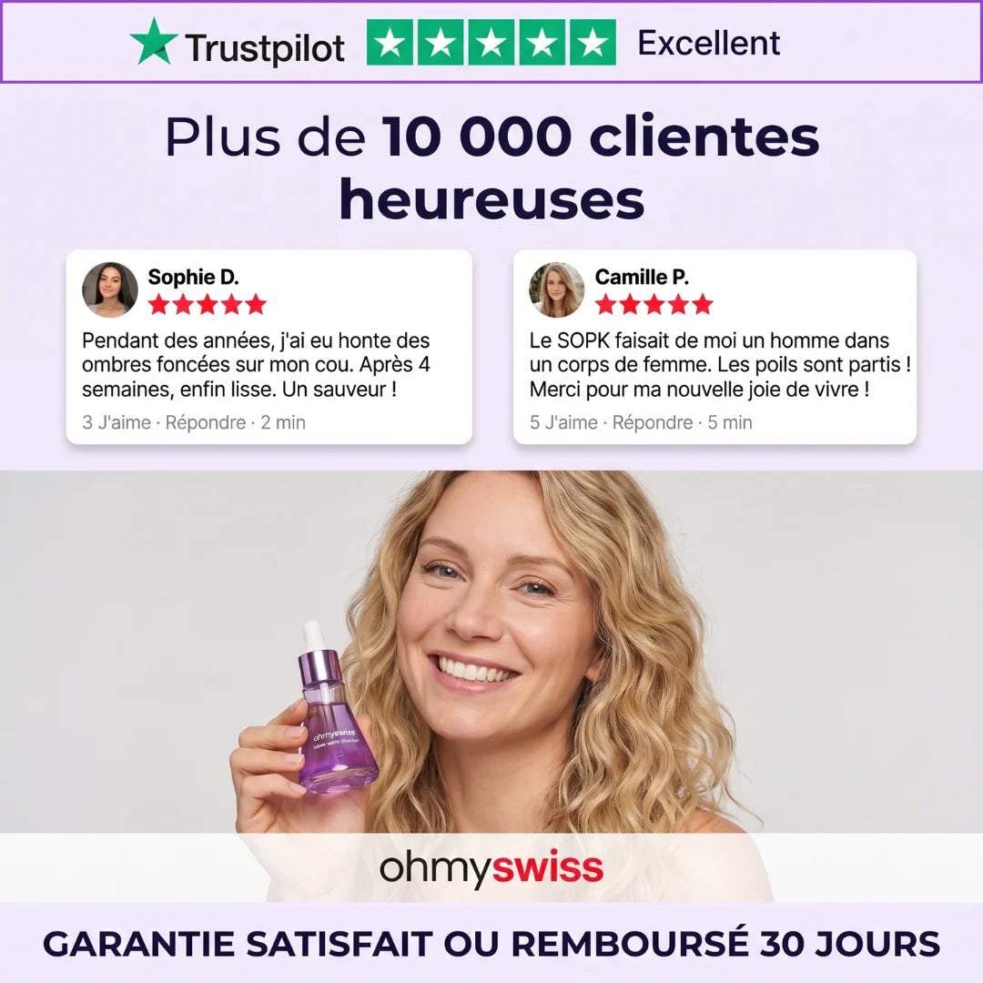 Ohmyswiss pflanzliches Serum gegen Haarwachstum
