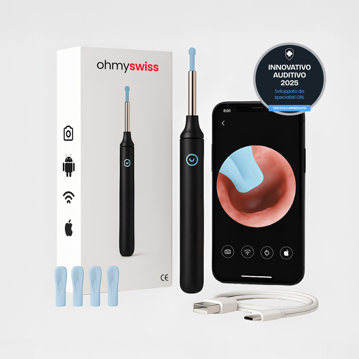 Kit OhMySwiss™ Pro - Dispositivo di pulizia preciso e sicuro