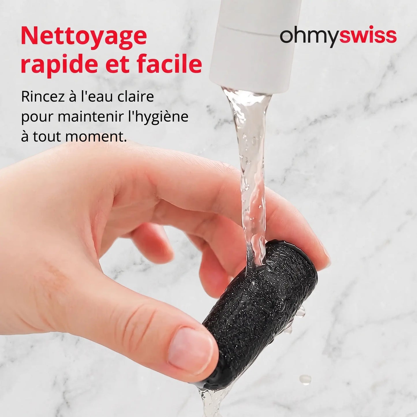 Apparecchio elettrico per la cura dei piedi Ohmyswiss