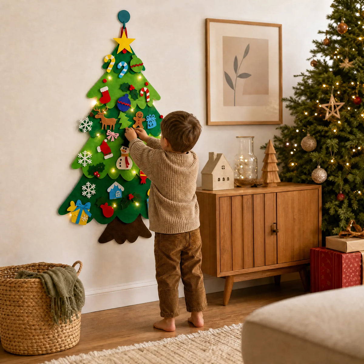 Albero di Natale in feltro Montessori OHMYSWISS