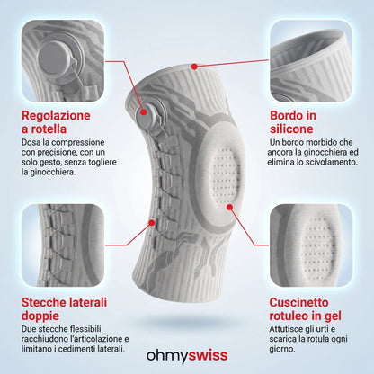 Ginocchiera di sostegno Ohmyswiss