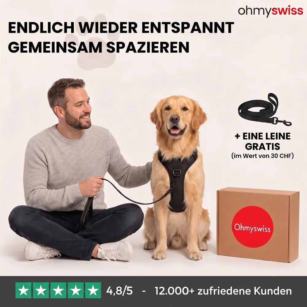 Ohmyswiss Anti-Zug-Hundegeschirr
