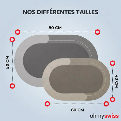 Ultra-absorbierende Badematte OhMySwiss™