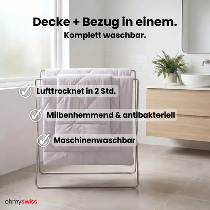 Ohmyswiss Schnelltrocknende Bettdecke