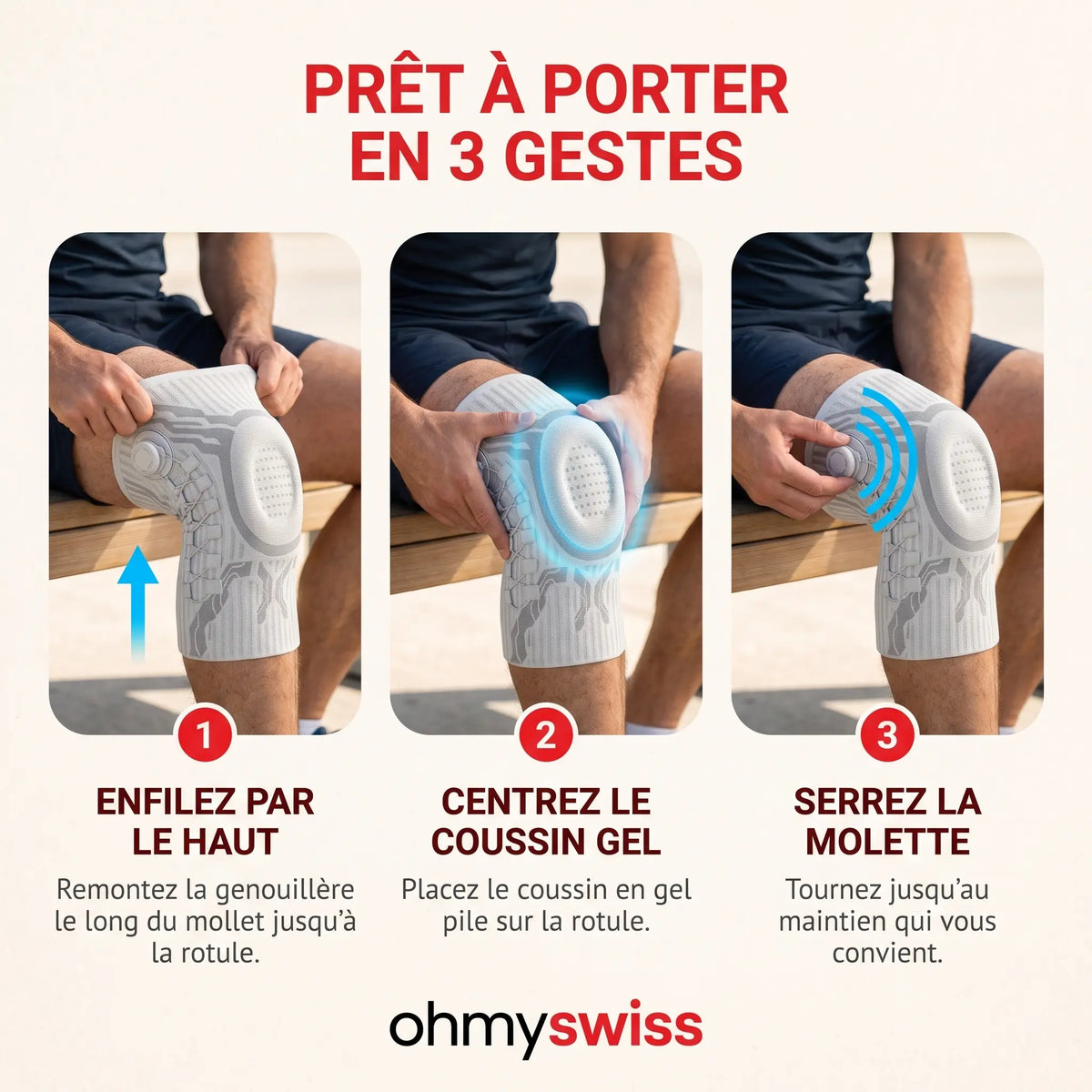 Genouillère de Soutien Ohmyswiss