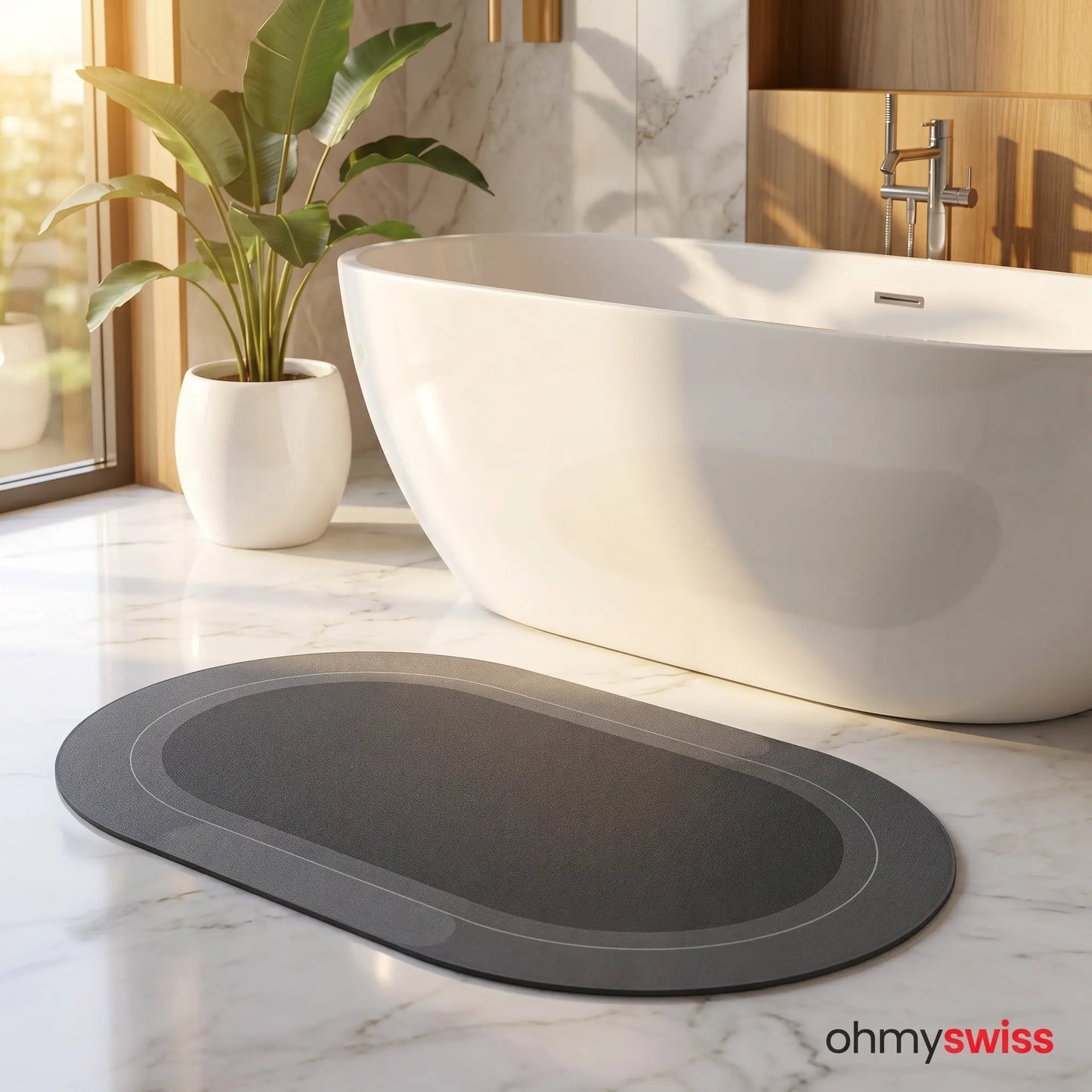 Ultra-absorbierende Badematte OhMySwiss™