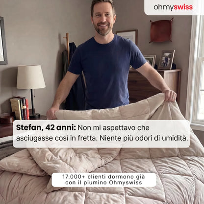Schnelltrocknende Daunendecke von Ohmyswiss