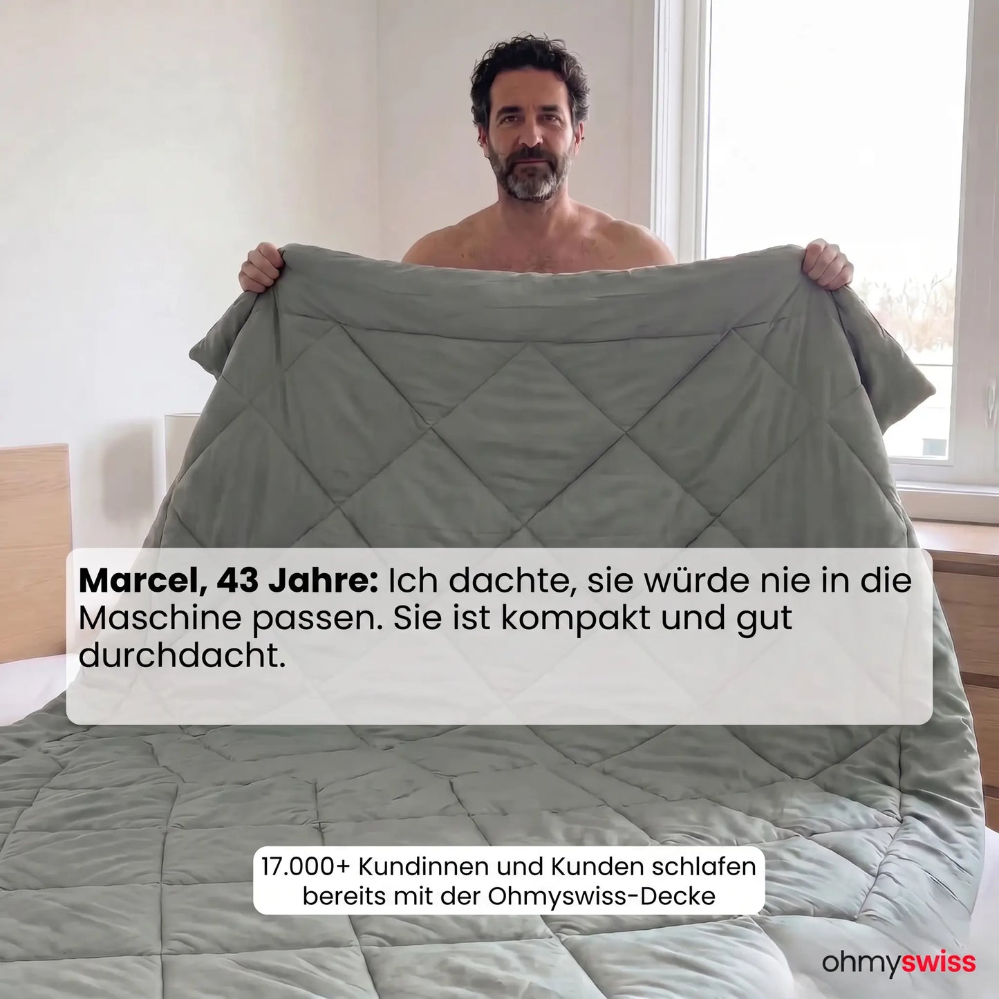 Ohmyswiss Schnelltrocknende Bettdecke