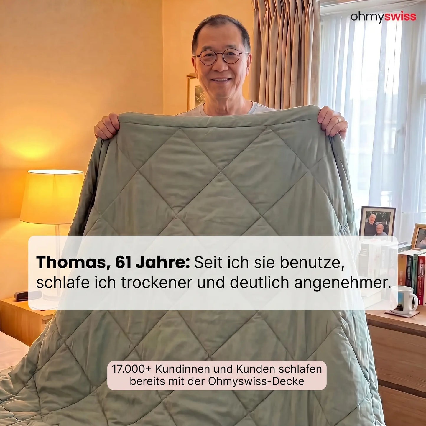 Ohmyswiss Schnelltrocknende Bettdecke