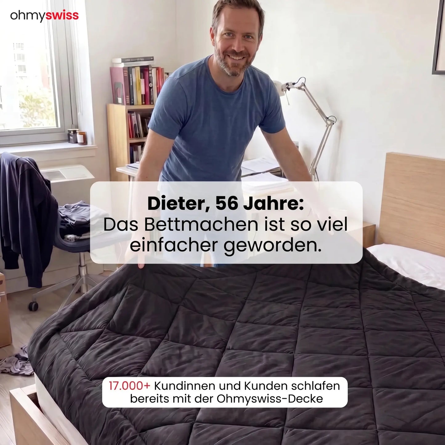 Ohmyswiss Schnelltrocknende Bettdecke