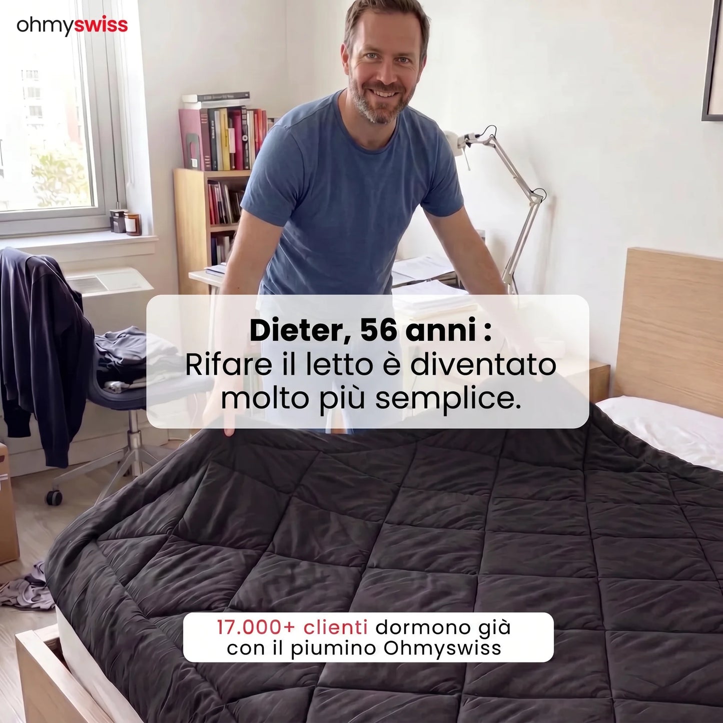 Schnelltrocknende Daunendecke von Ohmyswiss