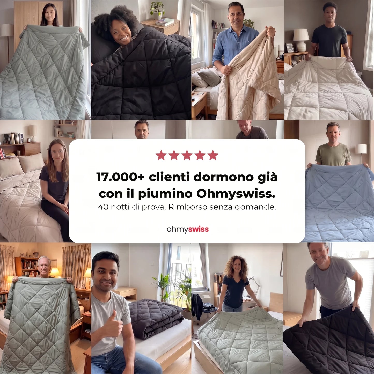 Schnelltrocknende Daunendecke von Ohmyswiss