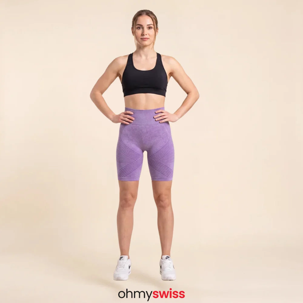 3D-Leggings mit kurzer Beinlänge, scheuerfrei