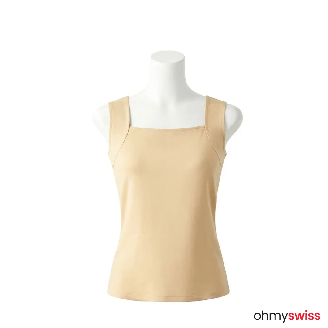 Figurformendes Tanktop mit integriertem BH von Ohmyswiss