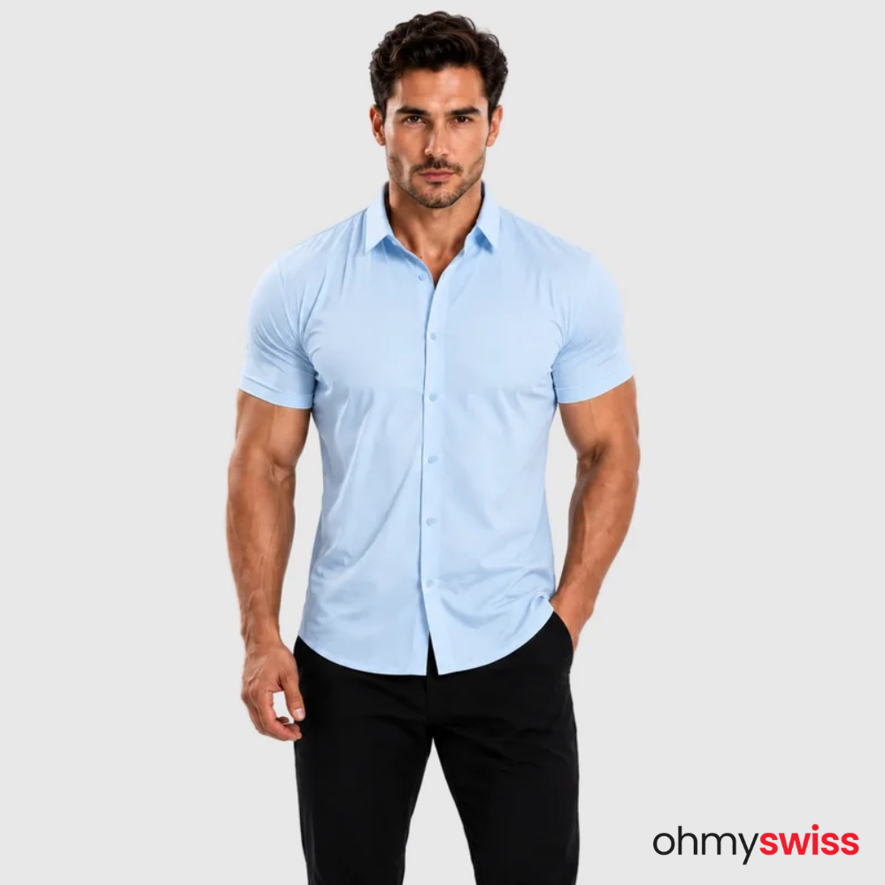 T-shirt extensible musculaire Ohmyswiss