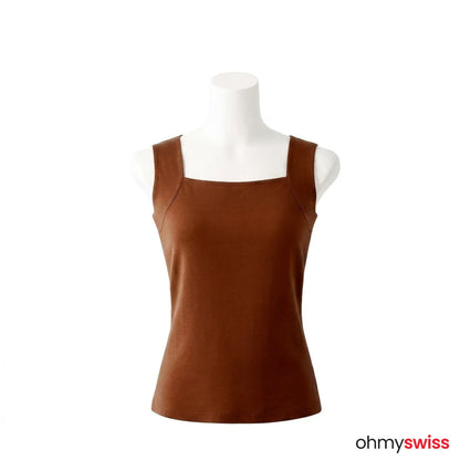 Figurformendes Tanktop mit integriertem BH von Ohmyswiss