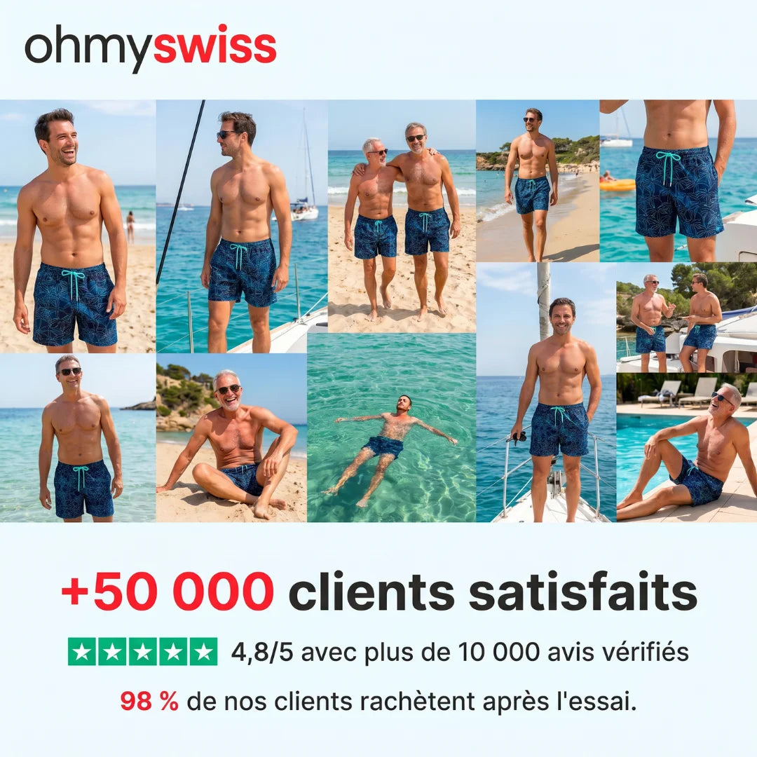 Short de bain anti-frottement Ohmyswiss
