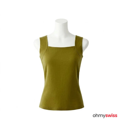 Figurformendes Tanktop mit integriertem BH von Ohmyswiss