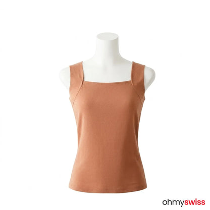 Figurformendes Tanktop mit integriertem BH von Ohmyswiss