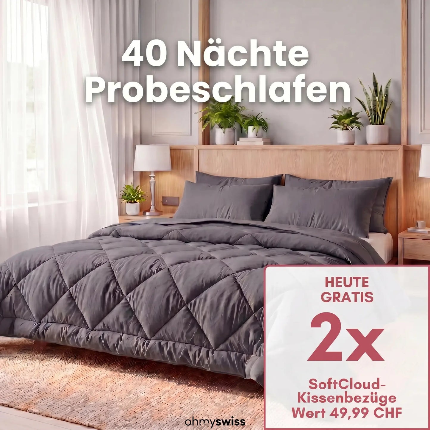Ohmyswiss Schnelltrocknende Bettdecke