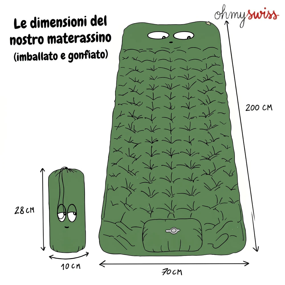 Materassino gonfiabile Ohmyswiss