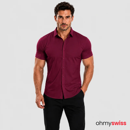 T-shirt extensible musculaire Ohmyswiss