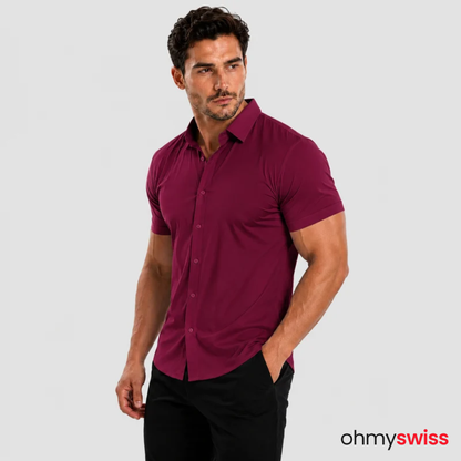 T-shirt extensible musculaire Ohmyswiss