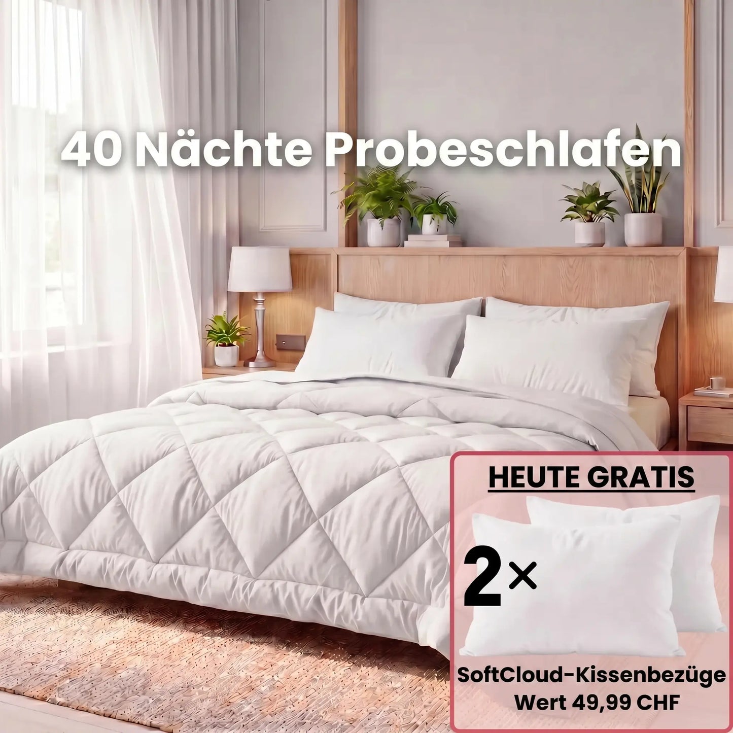 Ohmyswiss Schnelltrocknende Bettdecke