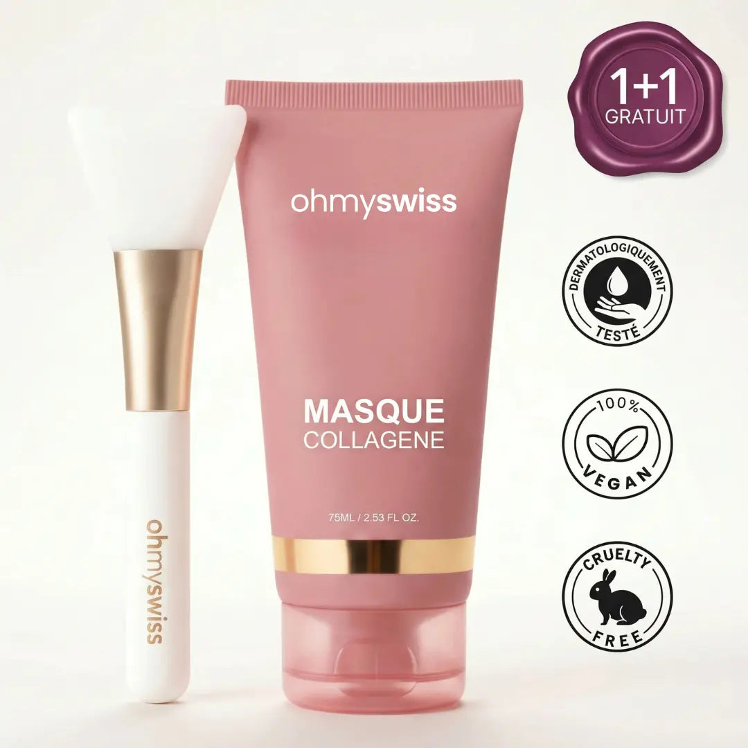 Bio-Kollagen-Maske + Pinsel von Ohmyswiss