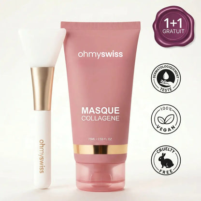 Bio-Kollagen-Maske + Pinsel von Ohmyswiss