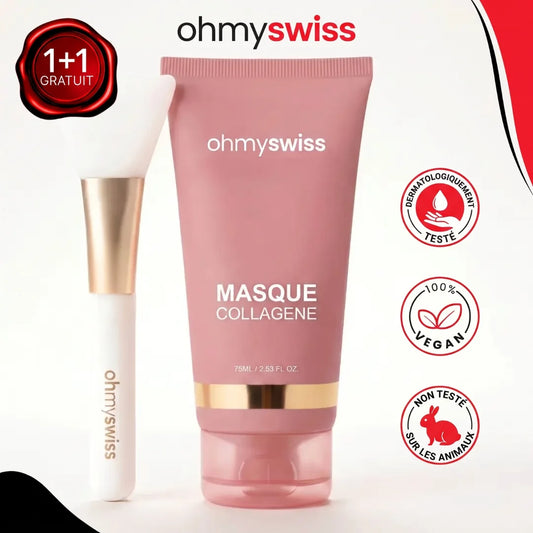 Masque bio-collagène + Pinceau Ohmyswiss