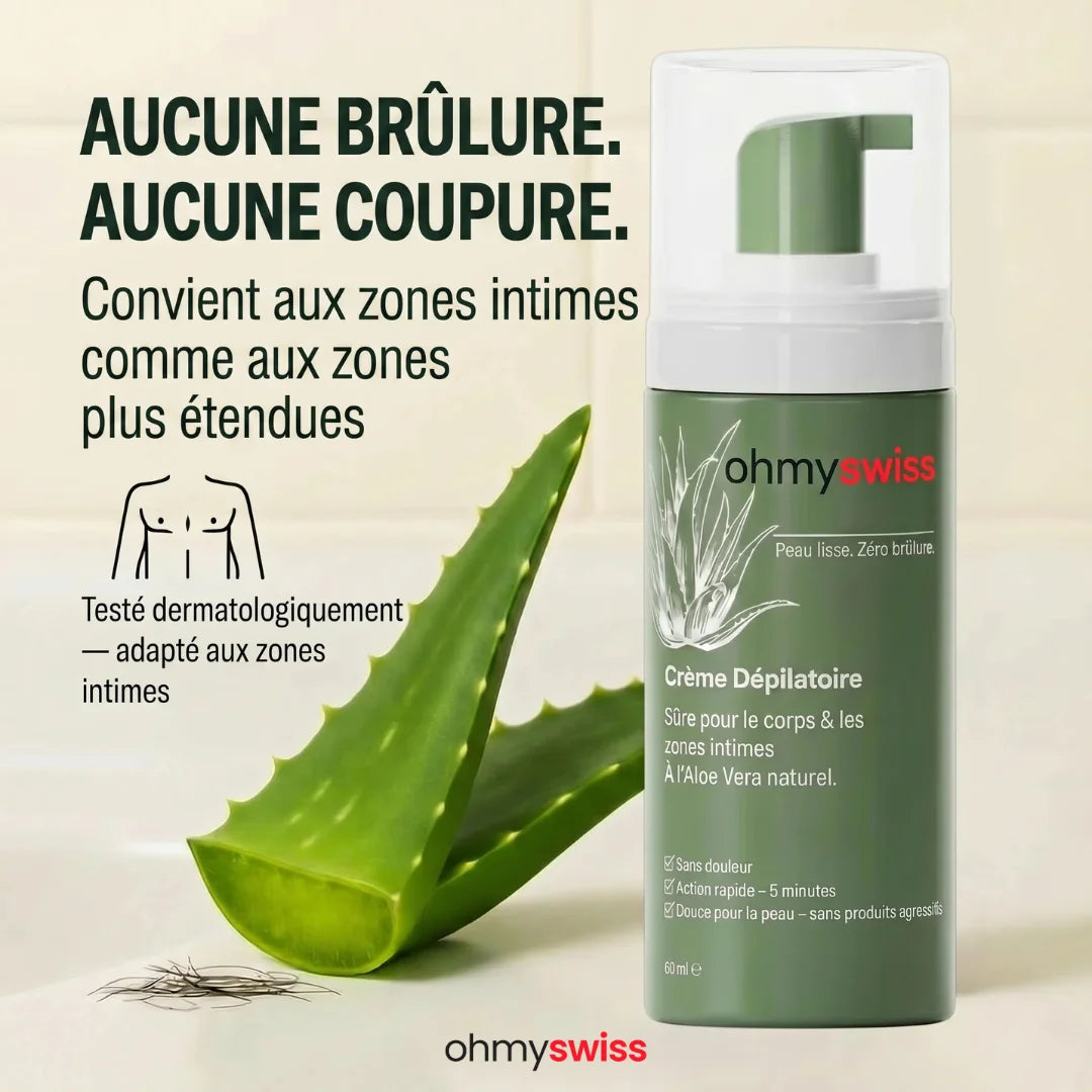Crème dépilatoire Ohmyswiss