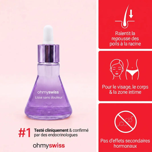 Ohmyswiss pflanzliches Serum gegen Haarwachstum