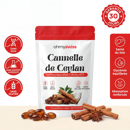 Cannella di Ceylon in capsule Ohmyswiss