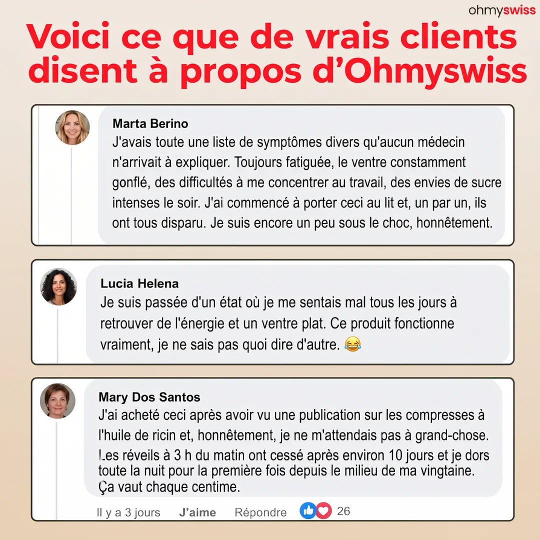 Kit détox à l’huile de ricin Ohmyswiss