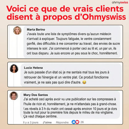 Kit détox à l’huile de ricin Ohmyswiss