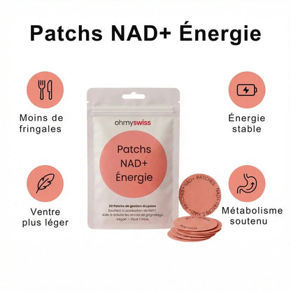 Patchs NAD+ Énergie OhMySwiss™