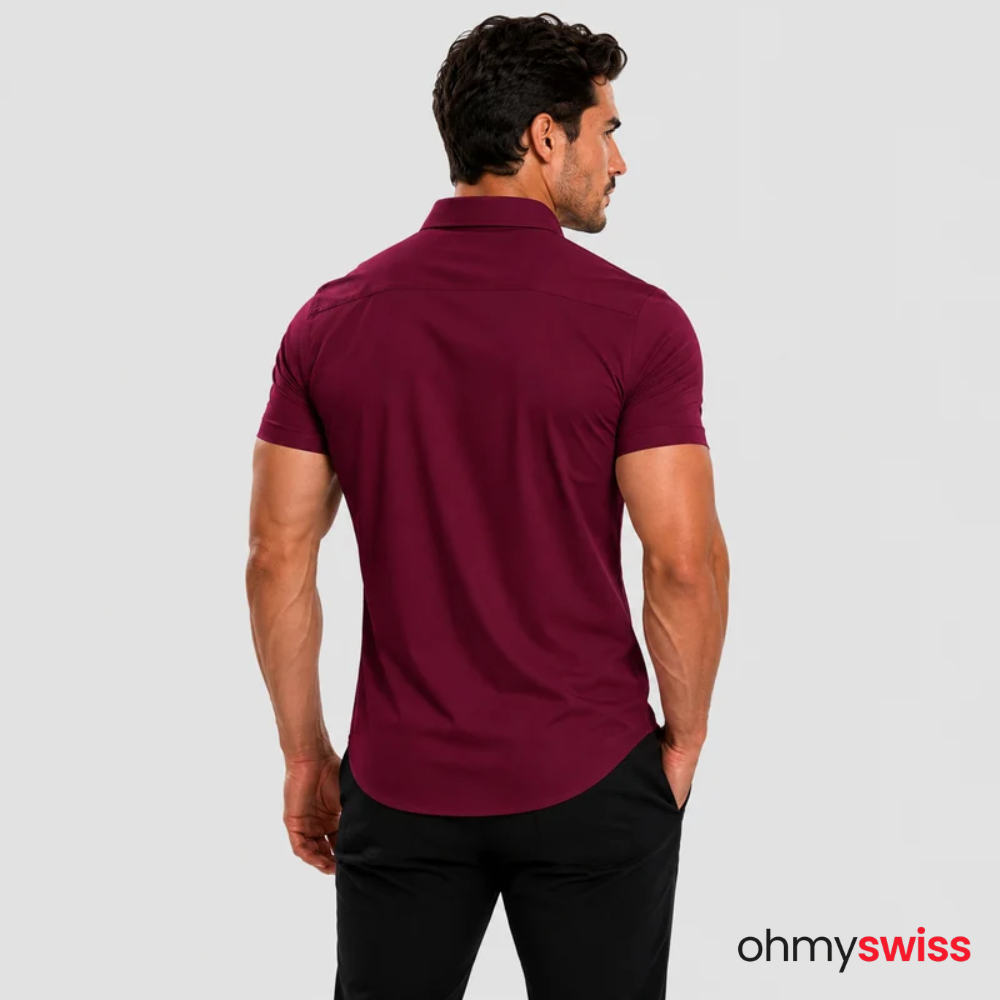 T-shirt extensible musculaire Ohmyswiss