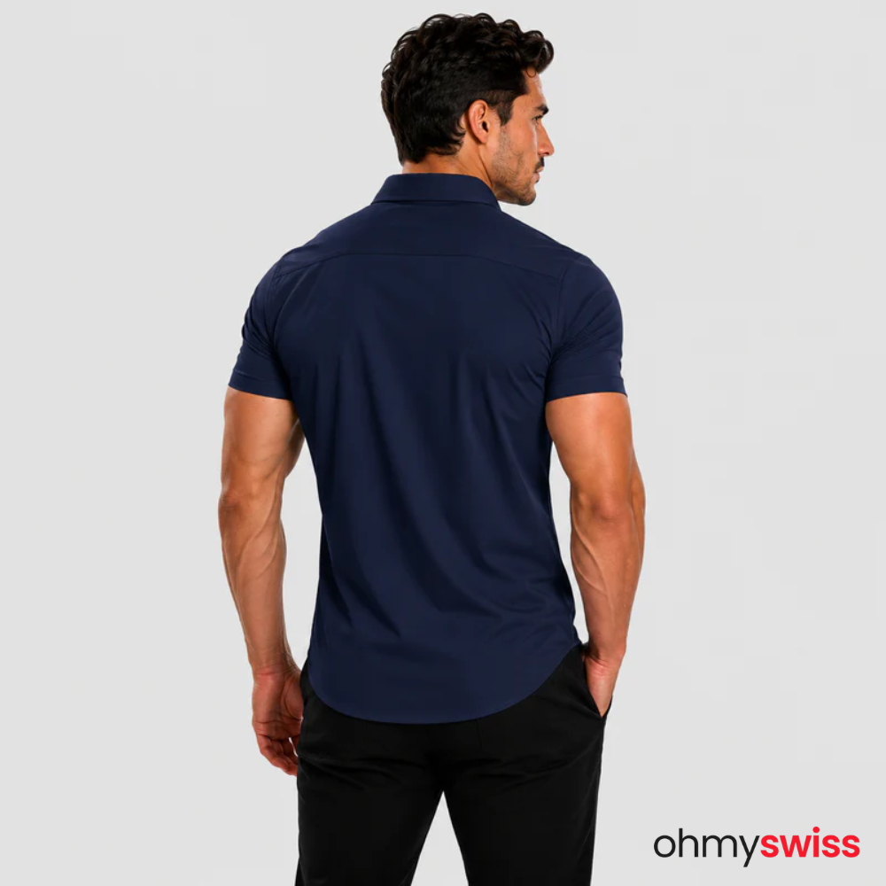 T-shirt extensible musculaire Ohmyswiss