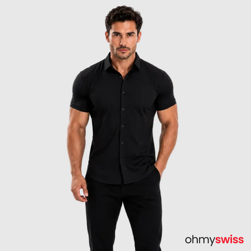 T-shirt extensible musculaire Ohmyswiss