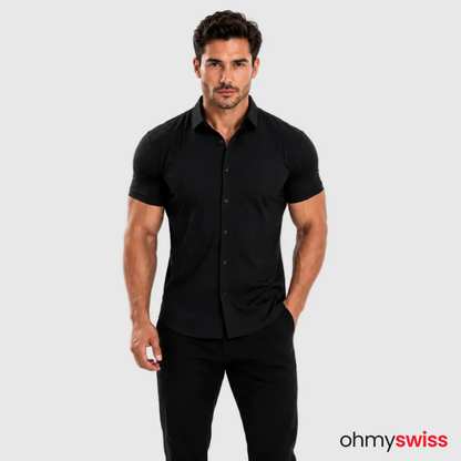 T-shirt extensible musculaire Ohmyswiss
