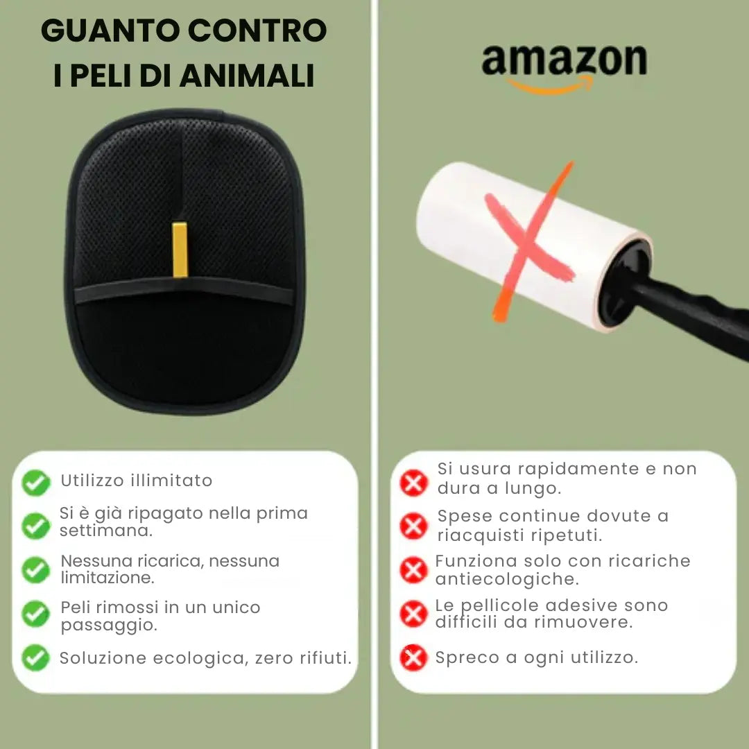 Guanto Rimuovi Peli per Animali OhMySwiss™
