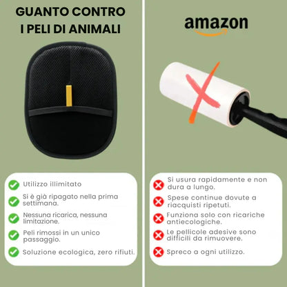 Guanto Rimuovi Peli per Animali OhMySwiss™