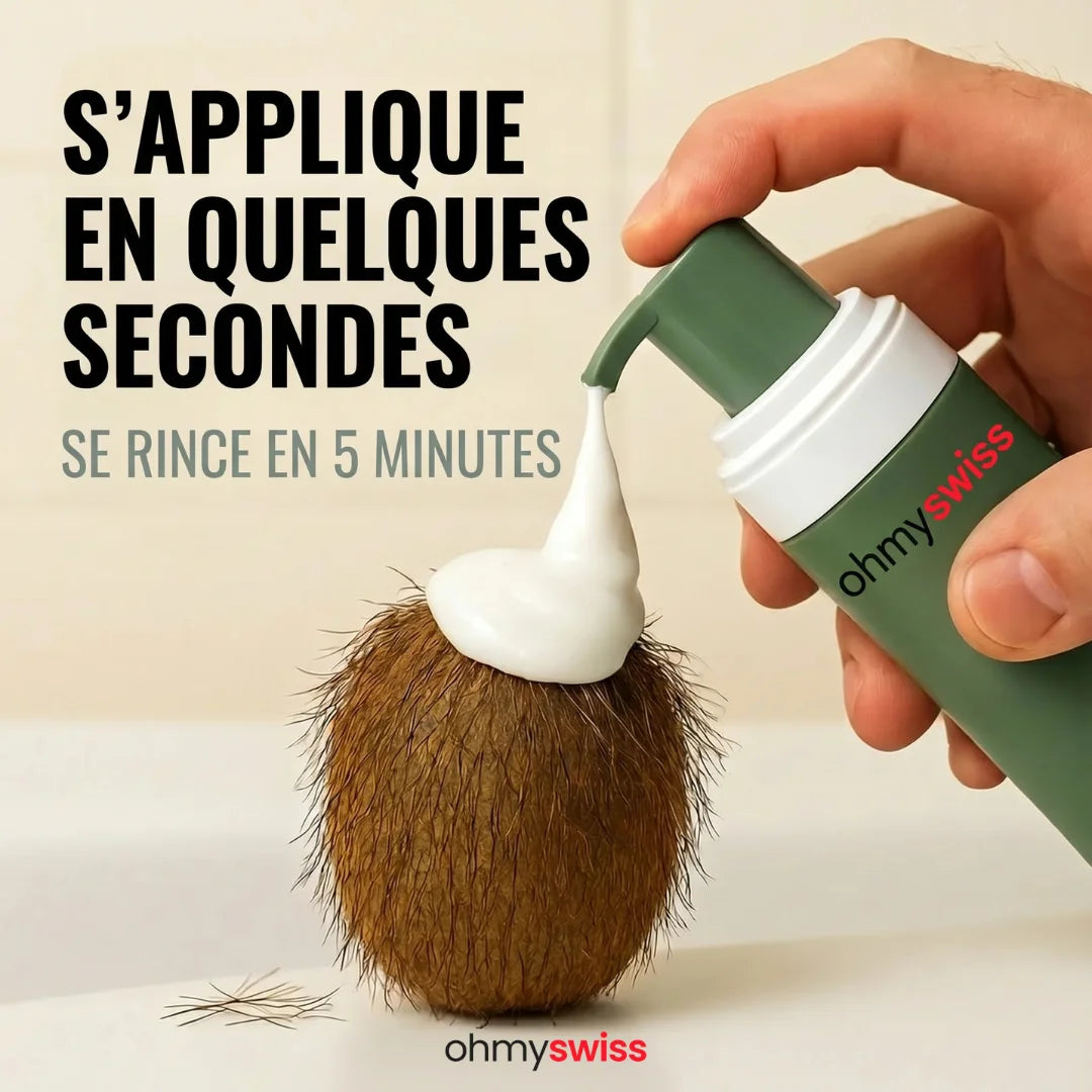 Crème dépilatoire Ohmyswiss
