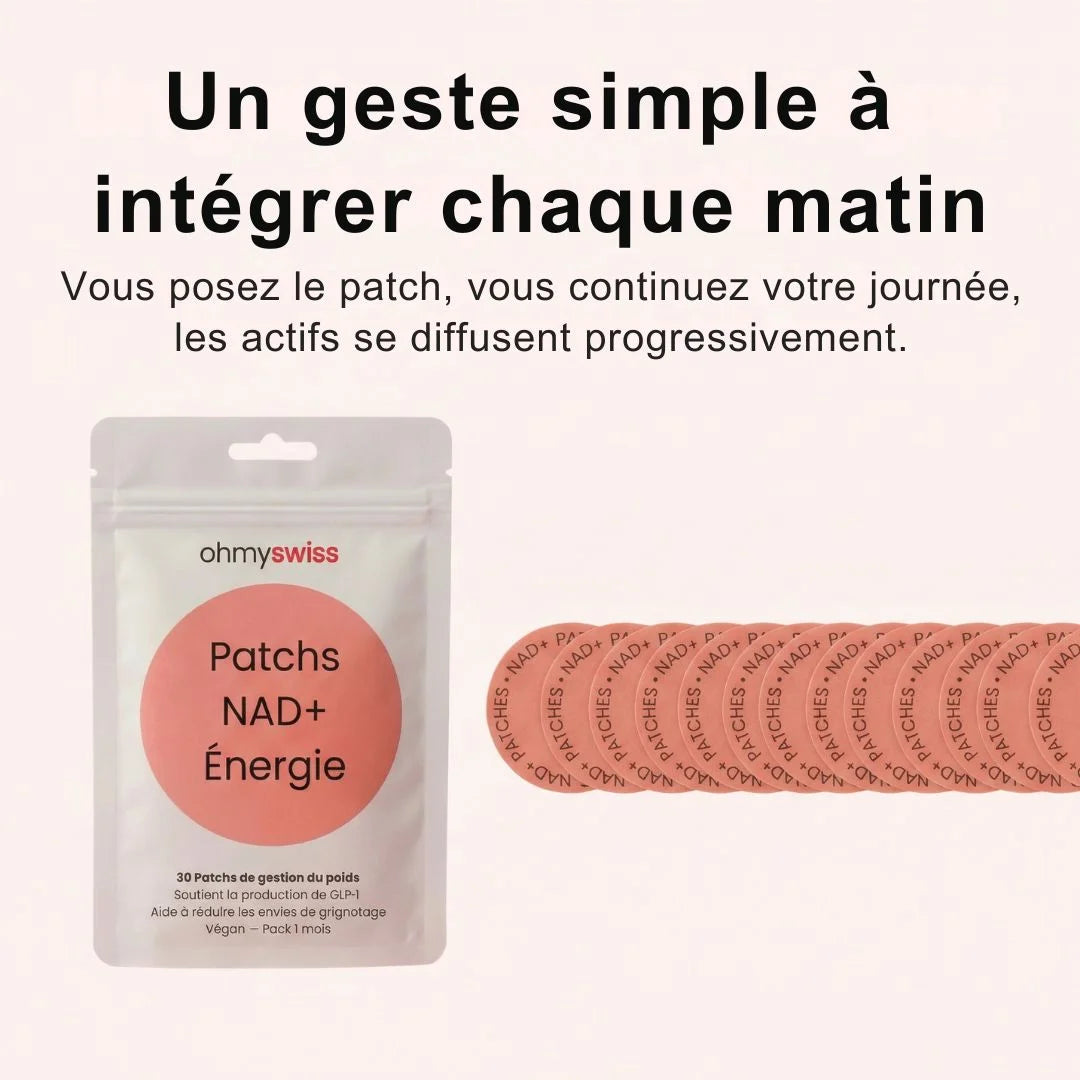 Patchs NAD+ Énergie OhMySwiss™