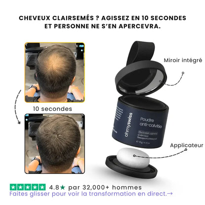 Poudre Anti-Calvitie OhMySwiss™