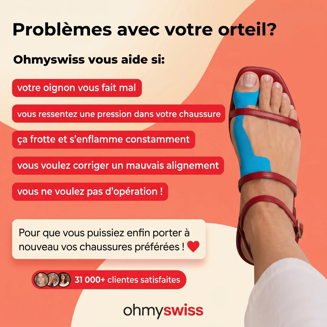 Bande pour hallux valgus Ohmyswiss